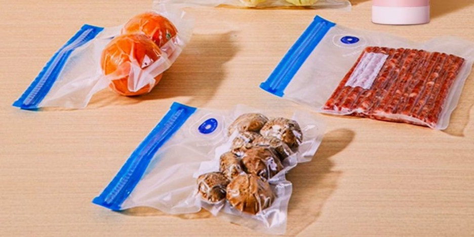 Вакуумный пакет для заморозки продуктов с зип-замком