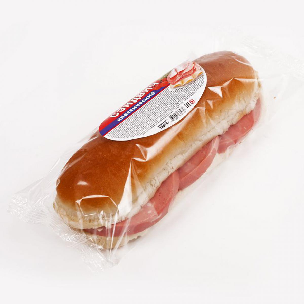 Сендвич в упаковке